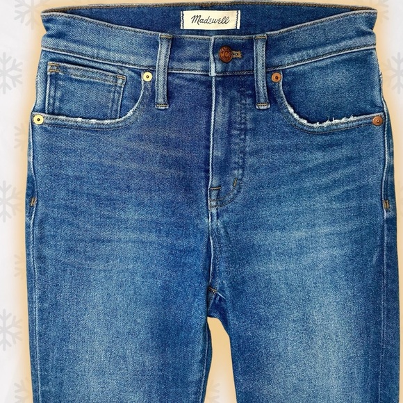 NWOT Madewell ‘9” High-Rise Skinny Jeans’ in “Pearson Wash” Size 26 - Picture 7 of 16